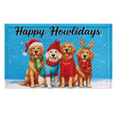 Happy Howlidays Embossed Mat
