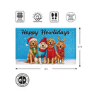 Happy Howlidays Embossed Mat