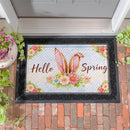Hello Spring Rabbit Ears Embossed Mat