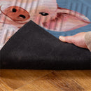 Hillside Pasture Pigs Embossed Mat