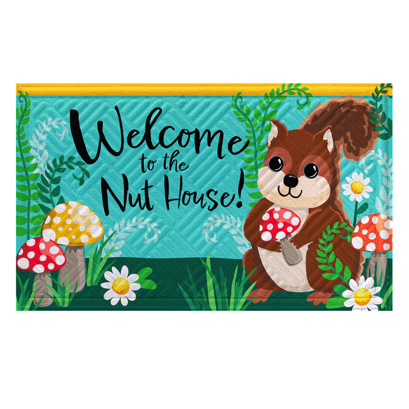 Nutty Squirrel Embossed Mat