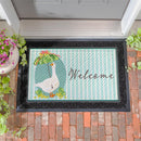 Springtime Goose Embossed Mat