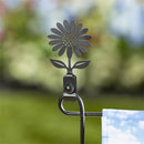 Metal Shaped Flag Stand Clip, Flower