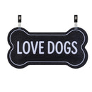 Garden Flag Fabric Sign, Dog Bones