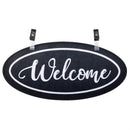 Garden Flag Fabric Sign,"Welcome"