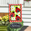 Garden Flag Fabric Sign,"Welcome"