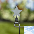 Metal Shaped Flag Stand Clip, Star