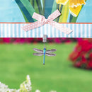 Metal Weighted Enamel Flag Clip, Dragonfly