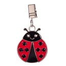 Metal Weighted Enamel Flag Clip, Ladybug