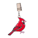 Metal Weighted Enamel Flag Clip, Cardinal