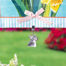 Metal Weighted Enamel Flag Clip, Cat