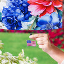 Metal Weighted Enamel Flag Clip, American Flag