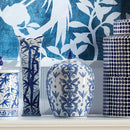 NAPA Home & Garden, BARCLAY BUTERA DYNASTY CHINOISERIE LIDDED JAR,FG407