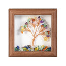 Heart Of The Home Figurine, Square Gemstone Frame, Asst of 4, CDU