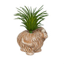 Hillside Pasture Faux Floral Table Decor, Highland Cow Succulent, Asst of 3, CDU
