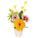 Hillside Pasture Faux Floral Table Decor, 9.5", Wooden Crate
