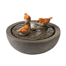 TABLETOP 3 BIRD FOUNTAIN,ft6587