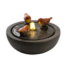 TABLETOP 3 BIRD FOUNTAIN,ft6587