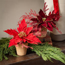 Feels Like the Holidays Faux Floral Table Decor, 10"H, Asst of 2