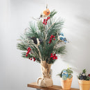 Snowbirds Faux Floral Table Decor, 8"H