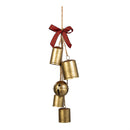 Howdy Holiday, Hanging Bell Cluster, Metal, 20"H