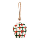 Howdy Holiday Garden Bell, Metal Printed Bell, 6", Asst of 2