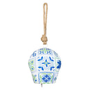 Seaside Retreat Garden Bell, Metal Printed Bell, 6", Asst of 2