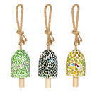 Cottage Garden Bell Mosaic Garden Bell, Butterfly/Dragonfly/Bird, 3 Asst