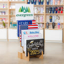 Yard Sign Display with Header Card, Holds 30pc