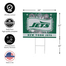 New York Jets Yard Sign, Patriotic