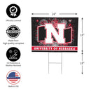 University of Nebraska Yard Sign, Patriotic