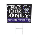 Colorado Rockies Yard Sign, Halloween Treats for Fans