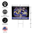 Baltimore Ravens Yard Sign, Patriotic