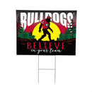 University of Georgia Yard Sign, Bigfoot