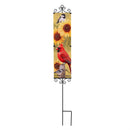 Sunflower Days PVC Vertical Yard Sign, 8"Wx30"H