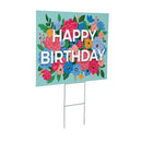 This Calls For Cake Yard Sign with H-Stake, "Happy Birthday", 24"x18"