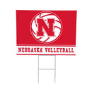University of Nebraska Yard Sign, Volleyball
