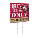 San Francisco 49ers Yard Sign, Halloween Treats for Fans