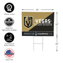 Vegas Golden Knights 2026 Stanley Cup Champions Coroplast Yard Sign