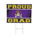 East Carolina University Coroplast Yard Sign Graduate