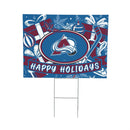 Colorado Avalanche Yard Sign, Holiday