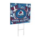 Colorado Avalanche Yard Sign, Holiday