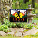 Denver Broncos Yard Sign, Bigfoot