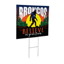 Denver Broncos Yard Sign, Bigfoot