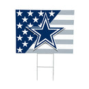 Dallas Cowboys Stars & Stripes Yard Sign