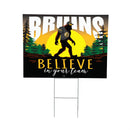 Boston Bruins Coroplast Yard Sign, Bigfoot