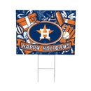 Houston Astros Yard Sign, Holiday