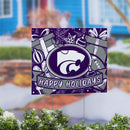 Kansas State University Yard Sign, Holiday
