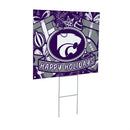 Kansas State University Yard Sign, Holiday