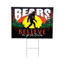 Chicago Bears Yard Sign, Bigfoot